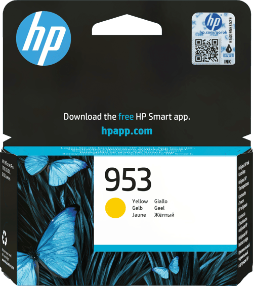 Hp Blæk Gul 953 - Officejet Pro 8710/8720/8730/8740