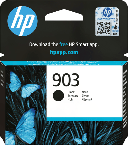 Hp Blæk Sort No.903