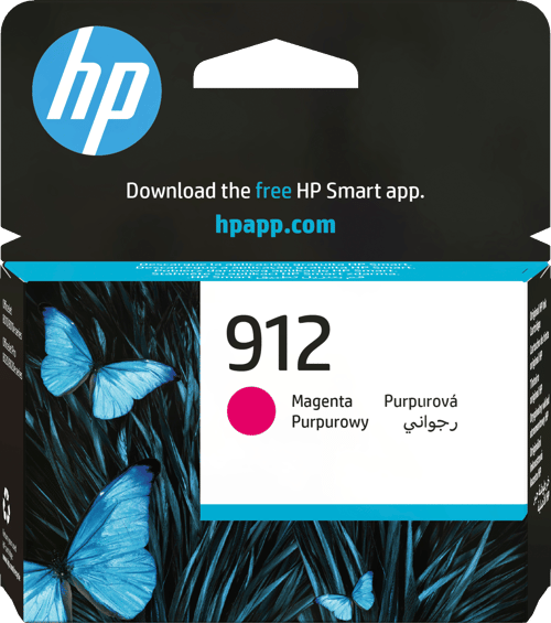 Hp Blæk Magenta 912 315 Pages - Officejet Pro 8022/8024/8025