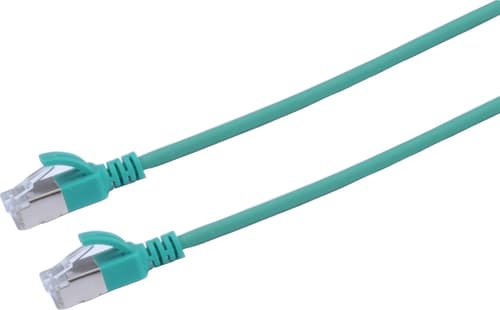 Nettverkskabel Lszh Rj-45 Cat6a 0.3m Grønn