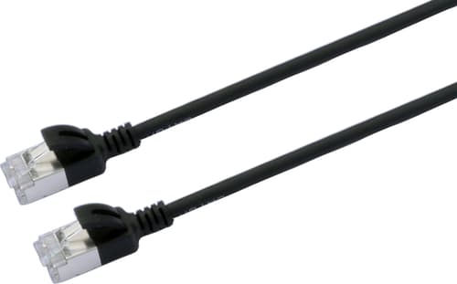 Nettverkskabel Lszh Rj-45 Cat6a 0.3m Sort