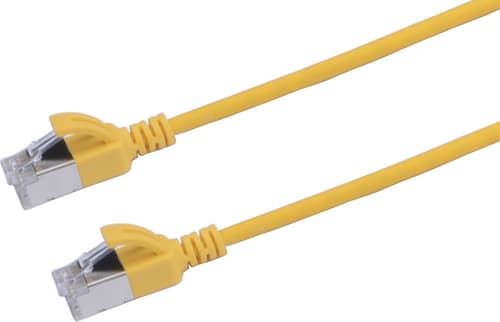 Prokord Tp-cable U/ftp Cat.6a Slim Lszh Rj45 2.0m Yellow Rj-45 Cat 6a 2m Keltainen
