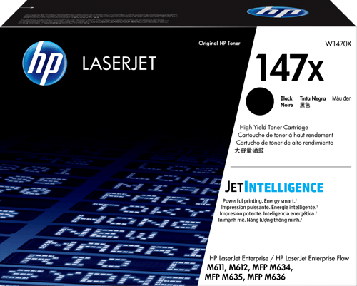 Hp Toner Svart 147x 22.2k - Mfp M634/m635/m636
