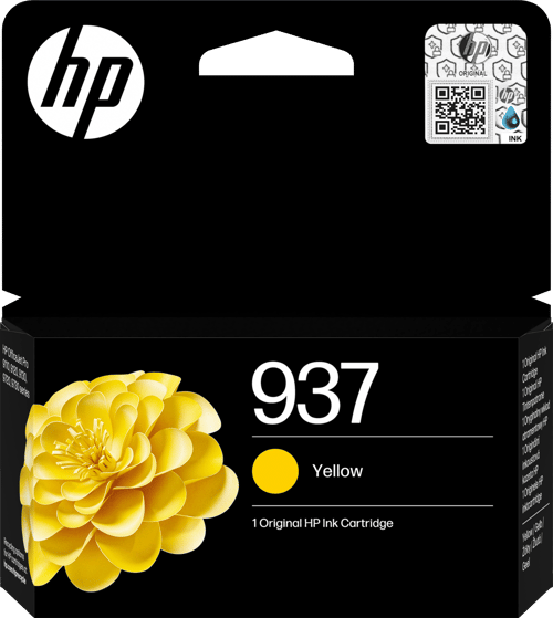 Hp Ink Yellow 937 - Officejet Pro 9110/9120/9130 billede