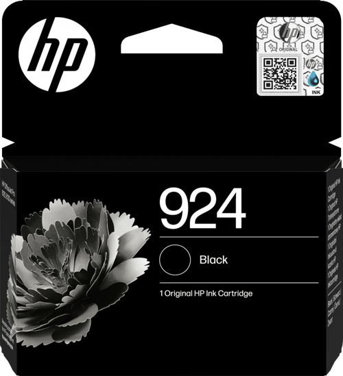 HP HP 924 Blækpatron sort 4K0U6NE Modsvarer: N/A