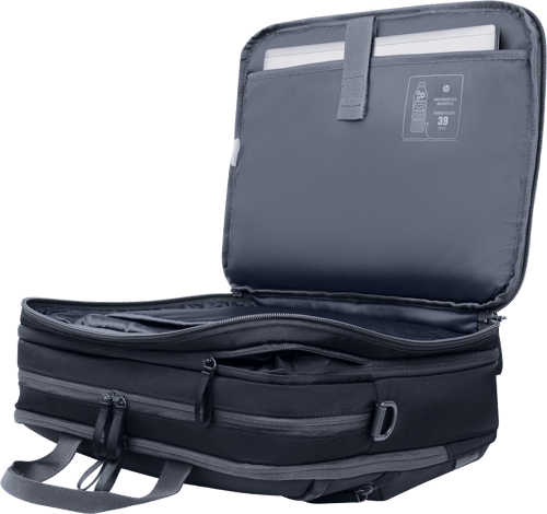 Hp Travel Plus Laptop Bag 14" 14.1" Polyesteri Grafiitti, Sininen