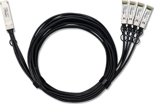 Zyxel Dac100f25-3m-zz0101f Infiniband Og Fiberoptisk Kabel Qsfp28 4x Qsfp28 Dac Sort 3m. Qsfp28 4x Qsfp28