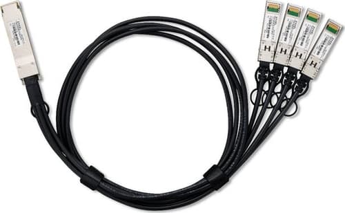 Zyxel Dac100f25-1m-zz0101f Infiniband Og Fiberoptisk Kabel Qsfp28 4x Qsfp28 Dac Sort 1m. Qsfp28 4x Qsfp28