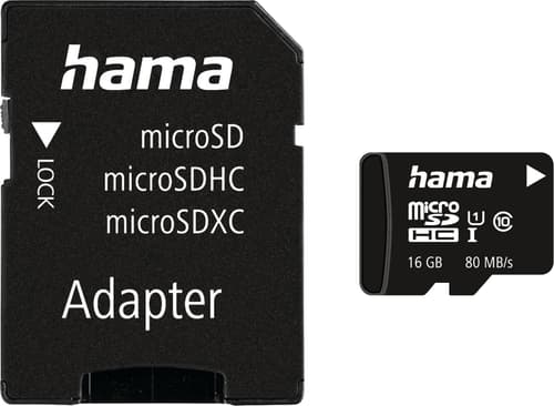 Hama Memorycard 16gb Microsdhc Uhs-i