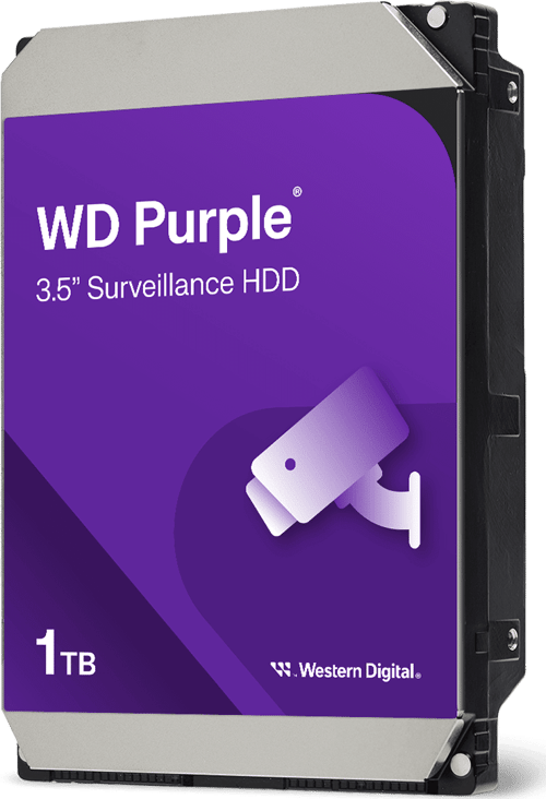 WD Purple - 1TB - Harddisk - WD11PURZ - SATA-600 - 3.5"