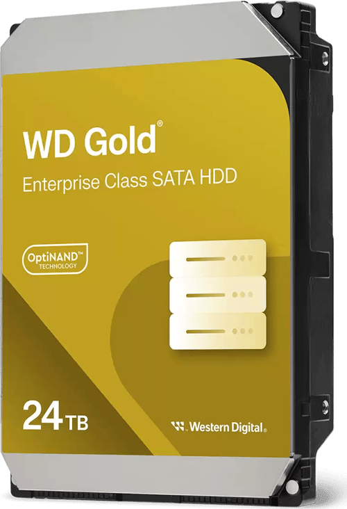 Wd Gold Enterprise 24tb 3.5 tommer 7200r/min Sata 6.0 Gbit/s Hdd