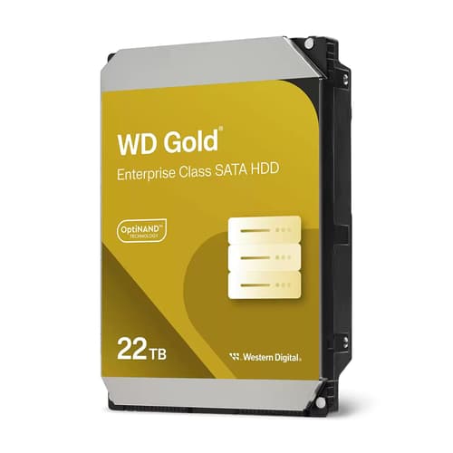 Wd Gold Enterprise 22tb 3.5 tommer 7200r/min Sata 6.0 Gbit/s Hdd