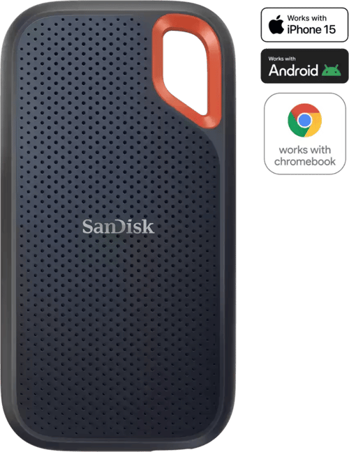 Sandisk Extreme Portable Ssd V2 8tb Usb-c Svart Sandisk Extreme Portable Ssd V2 8tb Usb-c Svart