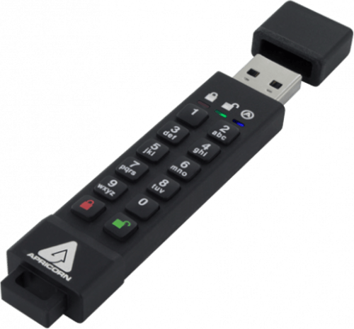 Apricorn Aegis Secure Key 3z 16gb Usb-a Musta