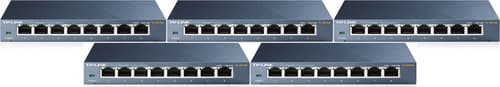 Tp-link Tl-sg108 Network Switch Unmanaged L2 Gigabit Ethernet (10/100/1000) Black 5-pack