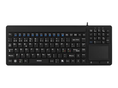 Deltaco Silicone Ip68 Keyboard & Touchpad Kablet Nordisk