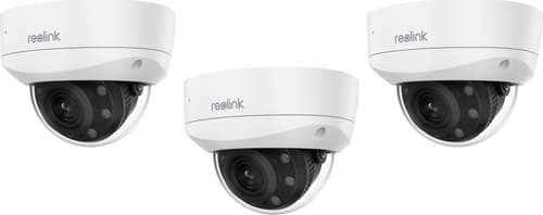 Reolink Rlc-843a 8mp Ai Poe Dome Ik10 -kamera 3-pack