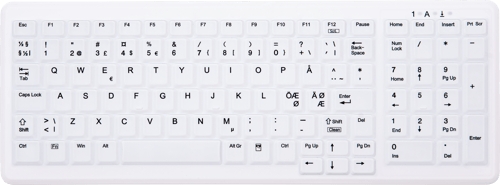 Contour Design Active Key Classicclean Silicone Cover Compact Trådløs Nordisk