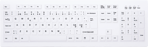 Contour Design Active Key Classicclean Silicone Cover (no Keyboard)