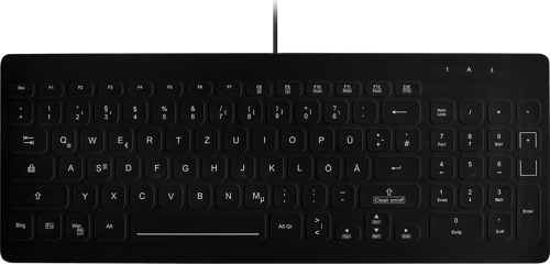 Contour Design Active Key Quickclean Medical Kabel Nordisk Tangentbord
