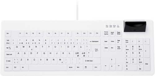 Contour Design Active Key Medical Smartcard Ledningsført Nordisk Tastatur billede