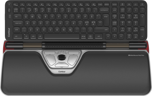 Contour Design Rollermouse Red Plus +balance Mid Wireless Langaton Pohjoismainen