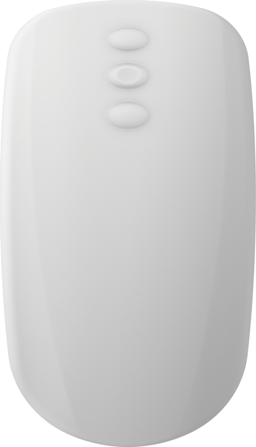 Contour Design Active Key Quickclean Medical Ip68 Scroll Buttons Rf Trådløst Mus Hvid