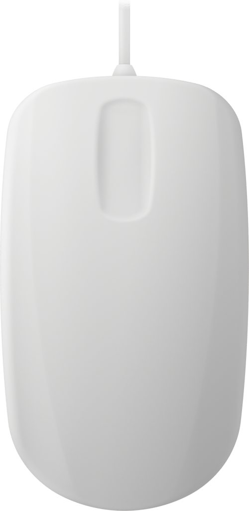 Contour Design Active Key Quickclean Medical Ip68 Sensor Scroll Usb-a Mus Hvid