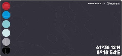 Varmilo Summit Deskmat Flerfarvet