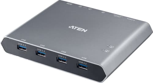 Aten 2-port Usb 4k Hdmi Dual-display Kvmp Switch (cables Included)