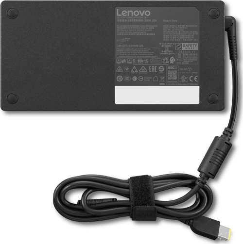 Lenovo 4x21l18247 Eladaptrar Inomhus 300 W Svart 300w