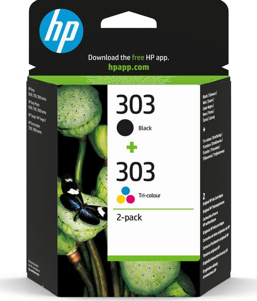 Hp Muste Combo Pack (black/color) 303 - Envy Kuva 62xx/71xx