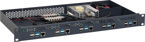 Rackmountit Rackmount.it Rm-pi-t1 Monteringssæt Sort