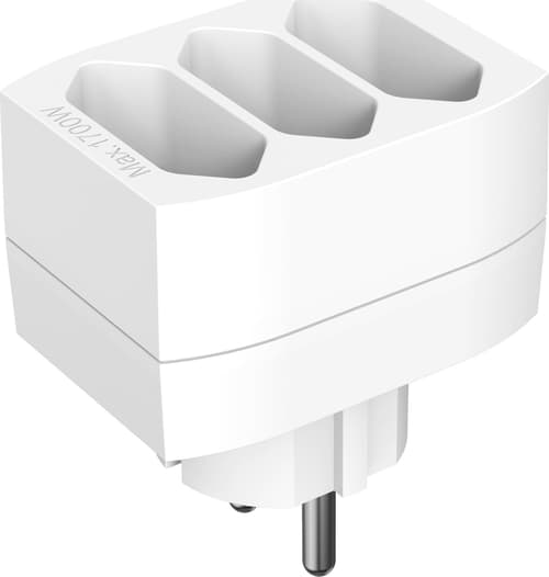 Prokord D-GS-01/3 stikdåse 3 AC stikkontakt(er) Hvid