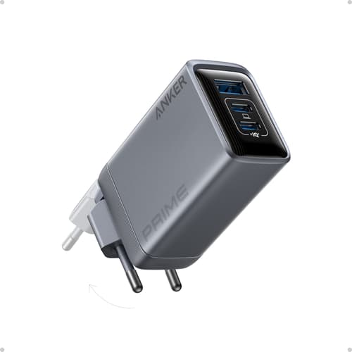 Anker Prime Charger 100w 3 Ports Gan 0m Sort billede