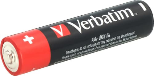 Verbatim Batteri Alkalisk Aaa/lr03 4-pak