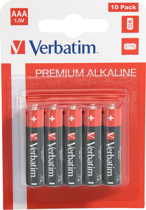 Verbatim Batteri Alkaline Aaa/lr03 10-pack Verbatim Batteri Alkaline Aaa/lr03 10-pack