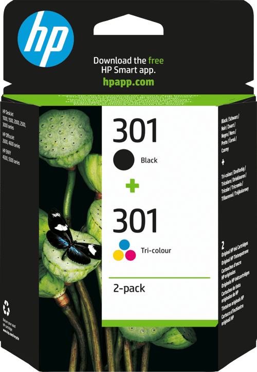 Hp Muste Combo Pack No.301 (black,color)