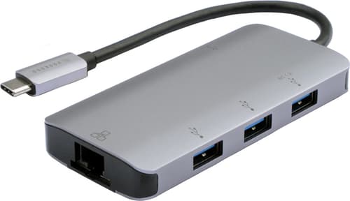 Prokord Usb 3.1 Hub 3-port + Rj45 Usb-c 3.2 Gen 1 (3.1 Gen 1)