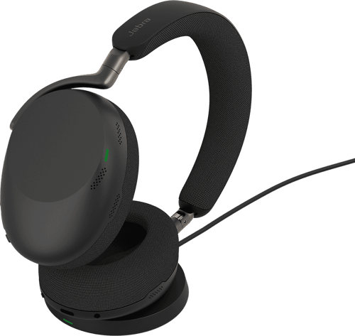 Jabra Evolve3 85 Incl Charging Pad Stereo Usb-c Microsoft Teams Musta