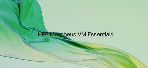 Hpe Morpheus Vm Essentials 5 Year
