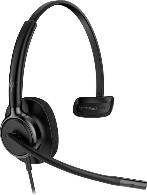Hp Poly Mission 415 Classic Mono Usb-a, Usb-c Microsoft Teams Sort billede