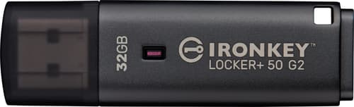 Kingston Ironkey Locker Plus 50 G2 32gb Usb-a Sort