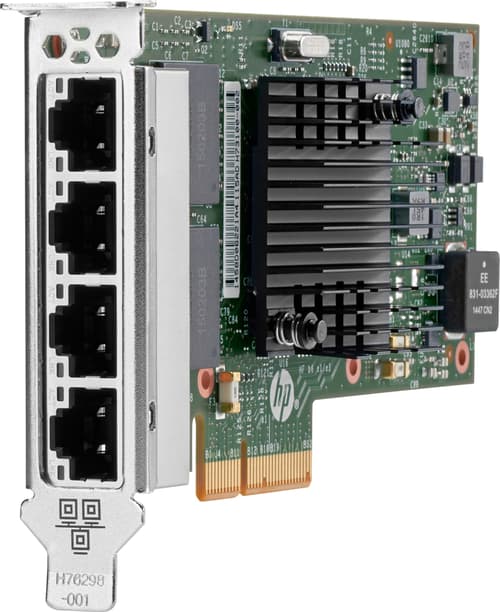 HPE 366T - Netværksadapter - PCIe 2.1 x4 lavprofil - Gigabit Ethernet x 4 - for Edgeline e920  ProLiant DL360 Gen10