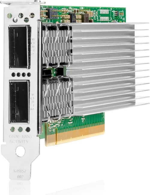 Hpe Intel E810-cqda2 Ethernet 100gb 2-port Qsfp28 Adapter For Intern Ethernet / Fiber 100 Mbit/s