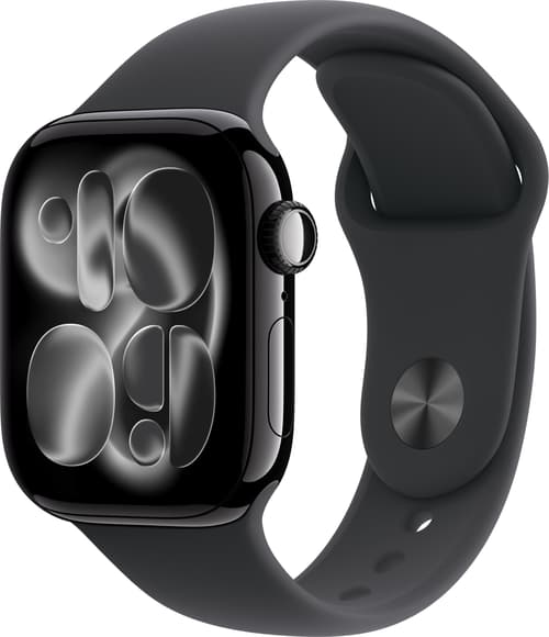 Apple Watch Series 11 Gps 42mm Jet Black Aluminium Case With Black Sport Band - S/m