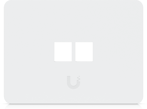 Ubiquiti Uacc-wp-keystone-h-2p Platta Och Ram Till Strömbrytare Och Vägguttag Vit