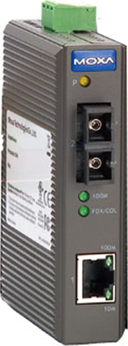 Moxa Imc-21-s-sc Netværksomformer Til Medie 100 Mbit/s 1310 Nm