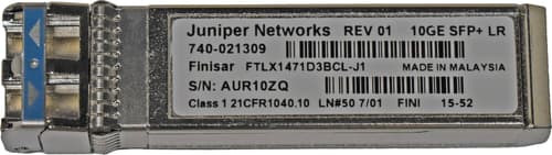 Juniper Networks Sfp+, 10ge Direct Attach Copper Cable For Security Platforms, 1 Meter, 30 Awg