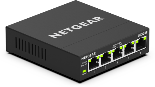 Netgear Gs305e 5-port Gigabit Ethernet Easy Smart Managed Switch